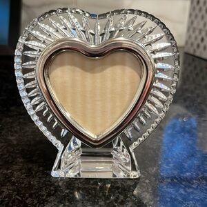 Waterford crystal heart shaped frame